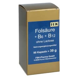 Folsäure + B6 + B12 ohne Lactose