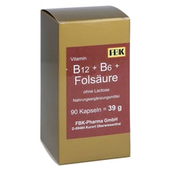 B12+B6+Folsäure ohne Lactose Kapseln