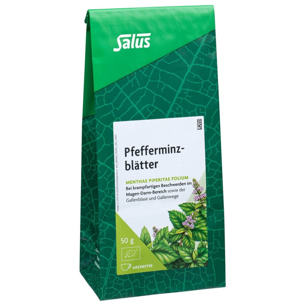 Pfefferminzblätter Tee Salus