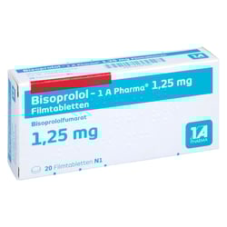 Bisoprolol-1A Pharma 1,25 mg