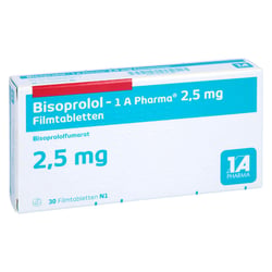 Bisoprolol-1A Pharma 2,5 mg
