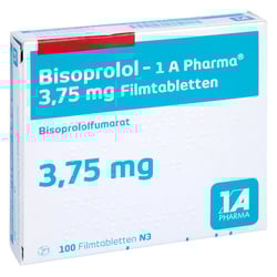 Bisoprolol - 1 A Pharma 3.75mg Filmtabletten