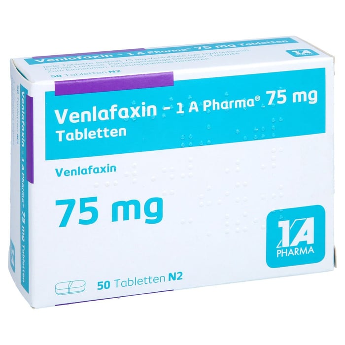 Venlafaxin - 1 A Pharma 75mg Tabletten