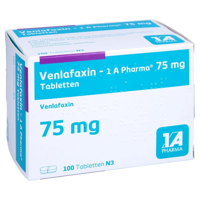 Venlafaxin - 1 A Pharma 75mg Tabletten