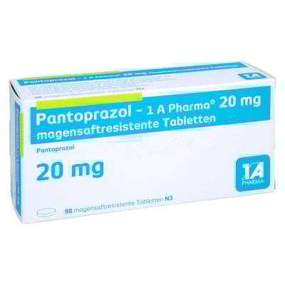 Pantoprazol-1A Pharma 20 mg