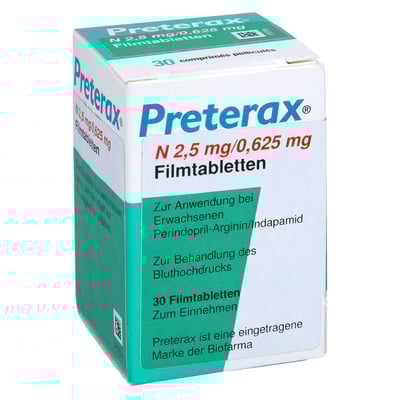 Preterax N 2,5 mg/0,625 mg