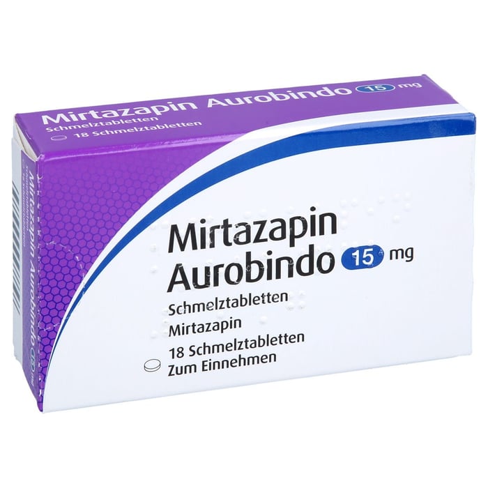 MIRTAZAPIN Aurobindo 15 mg Schmelztabletten