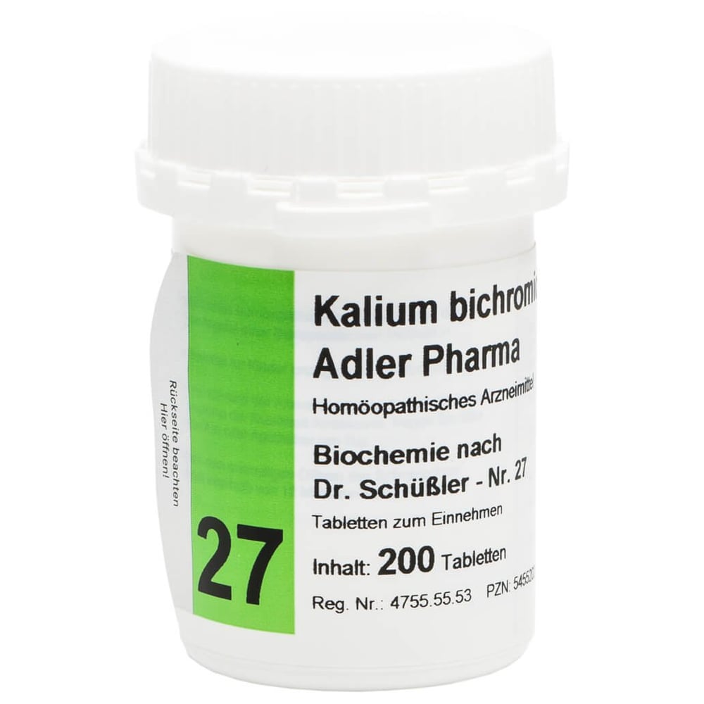 Biochemie Adler 27 Kalium bichrom D12 Adler Pharma