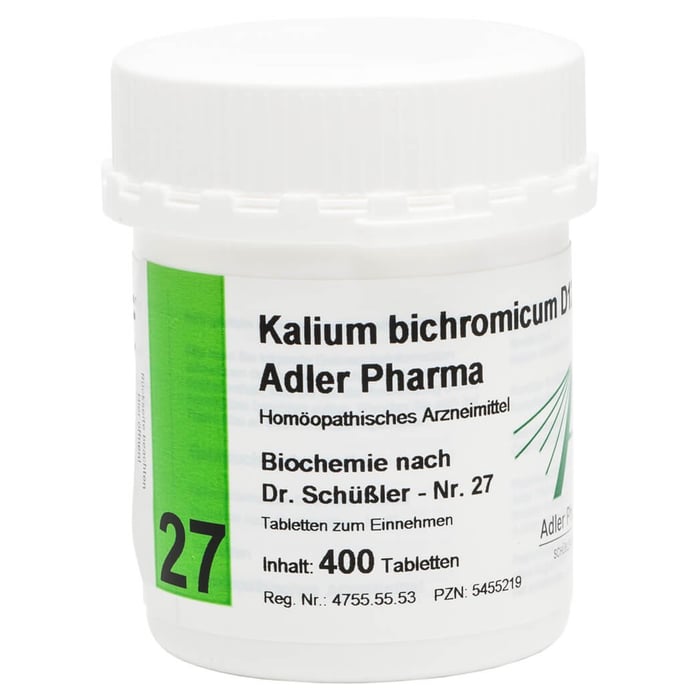 Biochemie Adler 27 Kalium bichrom D12 Adler Pharma