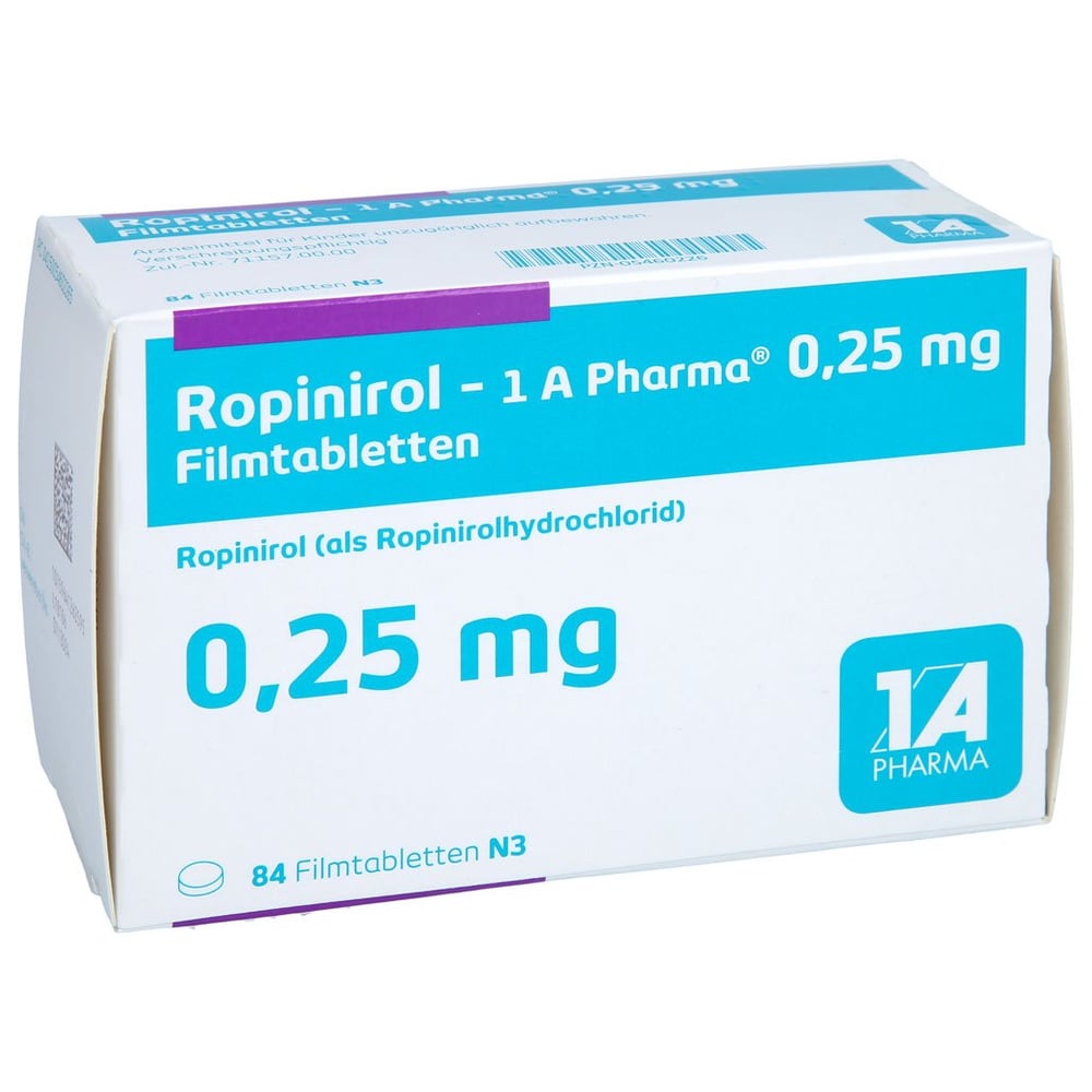 Ropinirol-1A Pharma 0,25 mg
