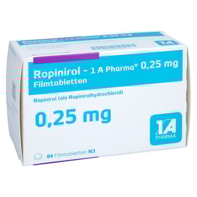 Ropinirol-1A Pharma 0,25 mg