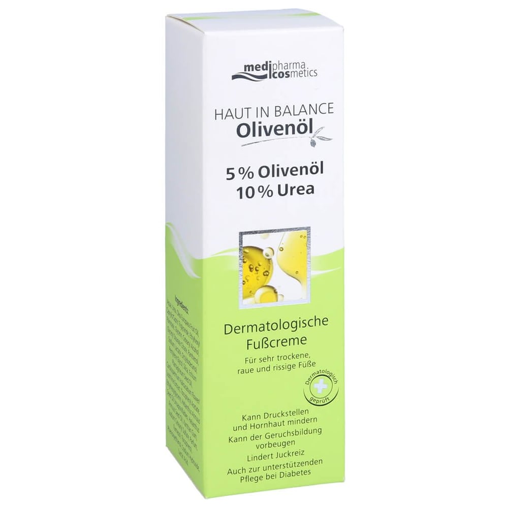 medipharma Haut in Balance Olivenöl Dermatologische Fußcreme