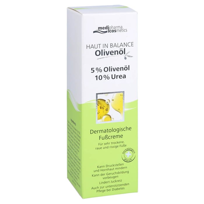 medipharma Haut in Balance Olivenöl Dermatologische Fußcreme
