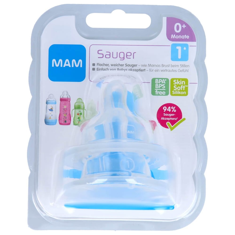 Mam Sauger Gr.1 0+ Monate Silikon