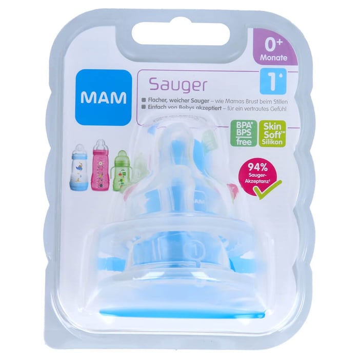 Mam Sauger Gr.1 0+ Monate Silikon