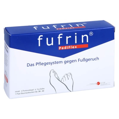 Fufrin Pediflex Pflegesyst. Socke+Salbe Größe 38-42