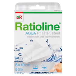 Ratioline aqua Duschpflaster plus 8x10 cm steril