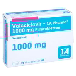Valaciclovir - 1 A Pharma 1000 mg Filmtabletten