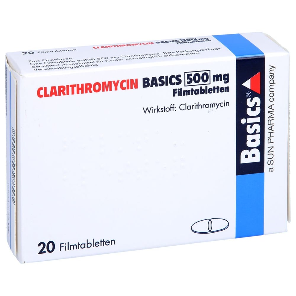 Clarithromycin BASICS 500 mg