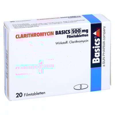 Clarithromycin BASICS 500 mg