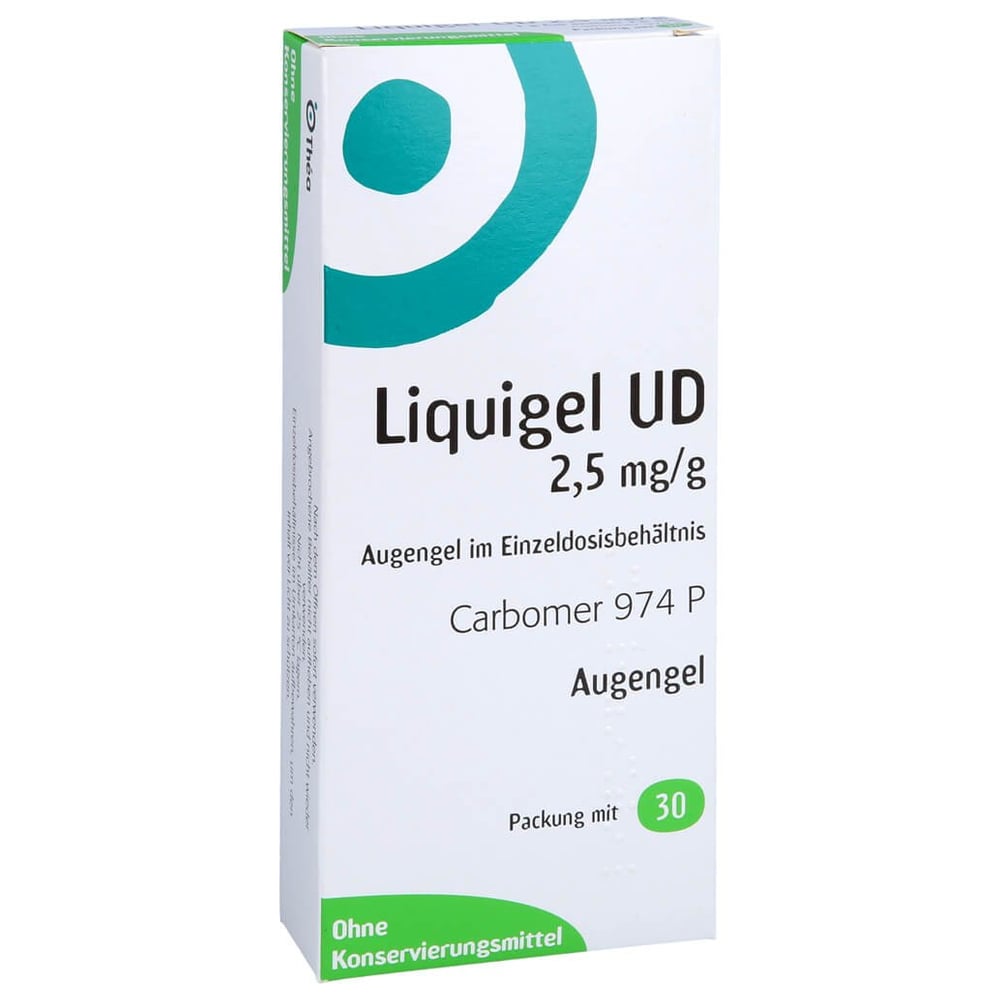 Liquigel UD 2,5 mg/g Augengel