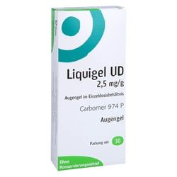 Liquigel UD 2,5 mg/g Augengel