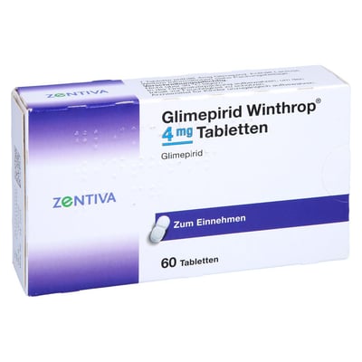 Glimepirid Winthrop 4 mg