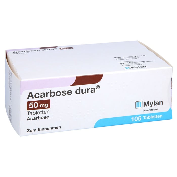 Acarbose dura 50mg