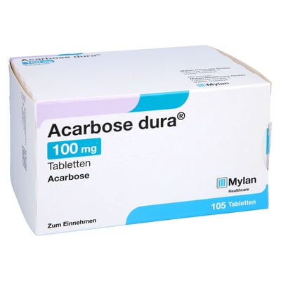 Acarbose dura 100 mg