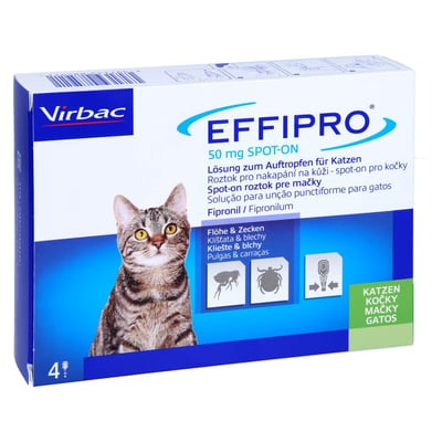 Effipro 50 mg Lösung z.Auftropfen f.Katzen