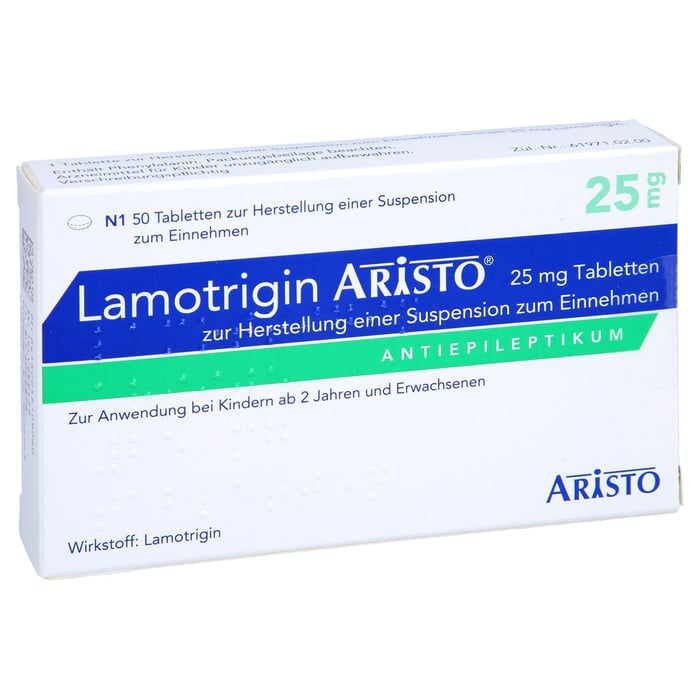Lamotrigin Aristo 25mg suspendierbare Tabletten