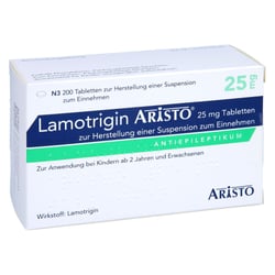 Lamotrigin Aristo 25 mg suspendierbare Tabletten
