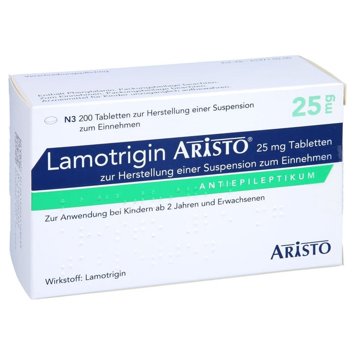 Lamotrigin Aristo 25mg suspendierbare Tabletten