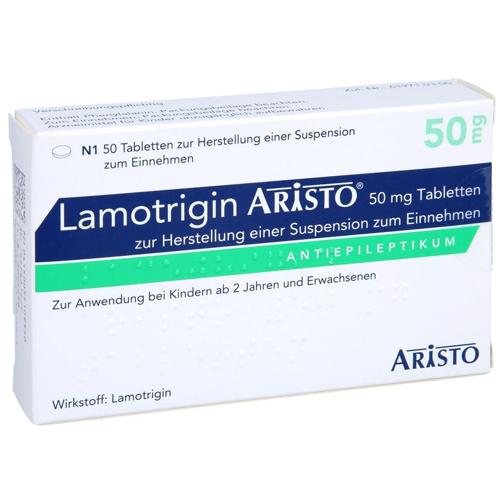 Lamotrigin Aristo 50 mg suspendierbare Tabletten
