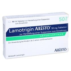 Lamotrigin Aristo 50 mg suspendierbare Tabletten