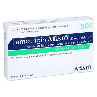 Lamotrigin Aristo 50 mg suspendierbare Tabletten