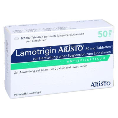 Lamotrigin Aristo 50 mg suspendierbare Tabletten
