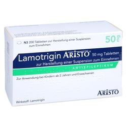 Lamotrigin Aristo 50 mg suspendierbare Tabletten