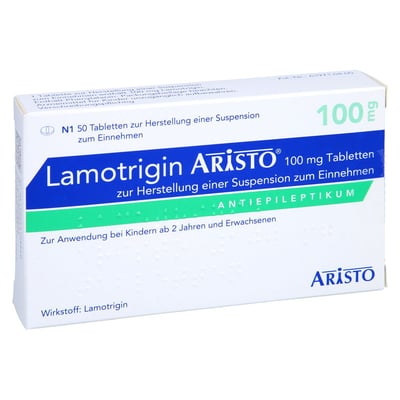 Lamotrigin Aristo 100 mg suspendierbare Tabletten