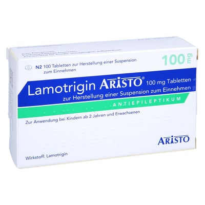 Lamotrigin Aristo 100 mg suspendierbare Tabletten