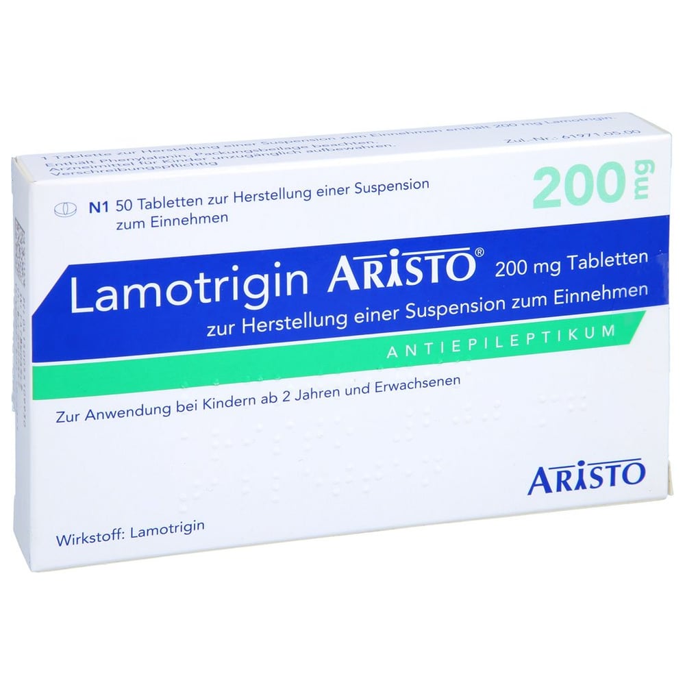 Lamotrigin Aristo 200 mg suspendierbare Tabletten