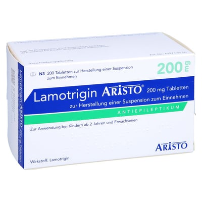 Lamotrigin Aristo 200 mg suspendierbare Tabletten