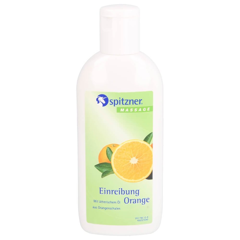 Spitzner Massage Einreibung Orange