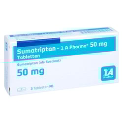 Sumatriptan - 1 A Pharma 50mg Tabletten