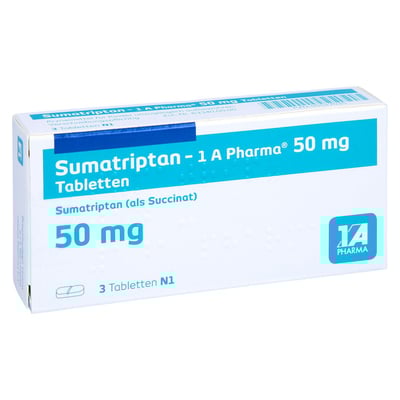 Sumatriptan - 1 A Pharma 50mg Tabletten