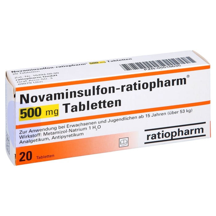Novaminsulfon-ratiopharm 500mg