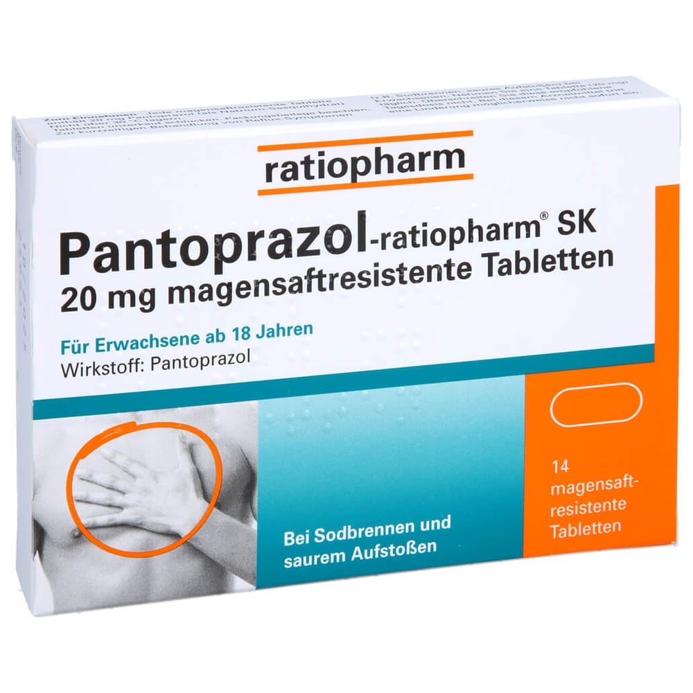 Pantoprazol-ratiopharm SK 20 mg