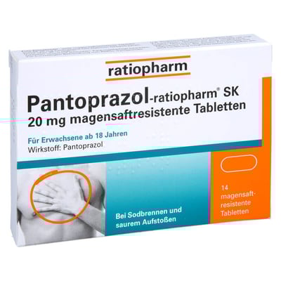 Pantoprazol-ratiopharm SK 20 mg