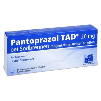 Pantoprazol TAD 20 mg bei Sodbrennen