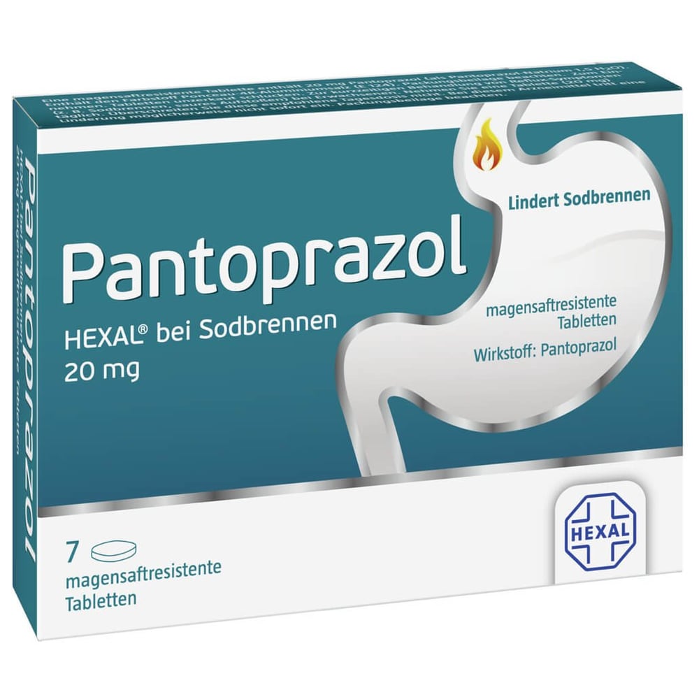 Pantoprazol HEXAL bei Sodbrennen 20 mg